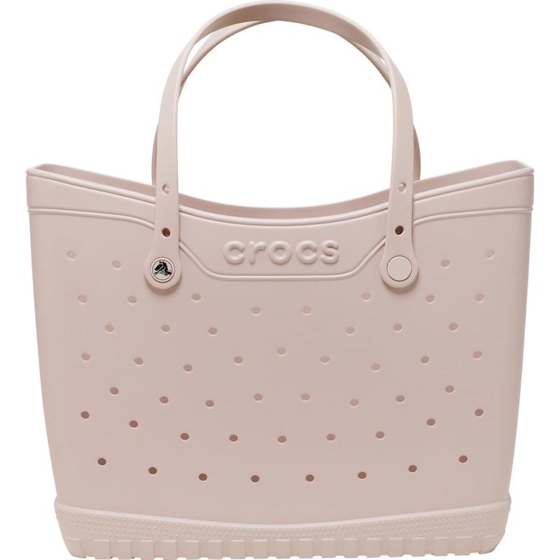 Crocs Classic Large Tote Bag, Beach Bag, Accessorize with Bag Charms and Jibbitz Charms