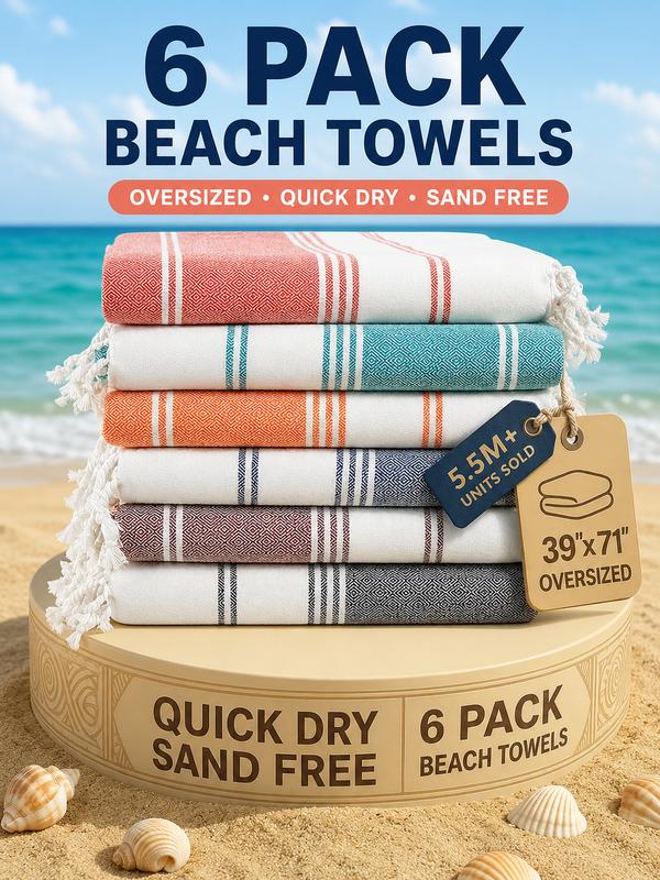 Lane Linen XL Beach Towel