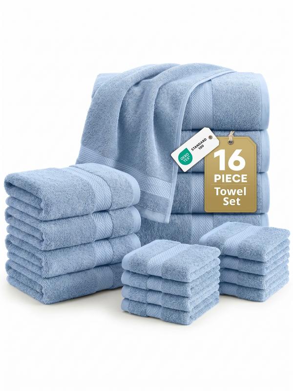 Lane Linen 16-Piece Towel Set