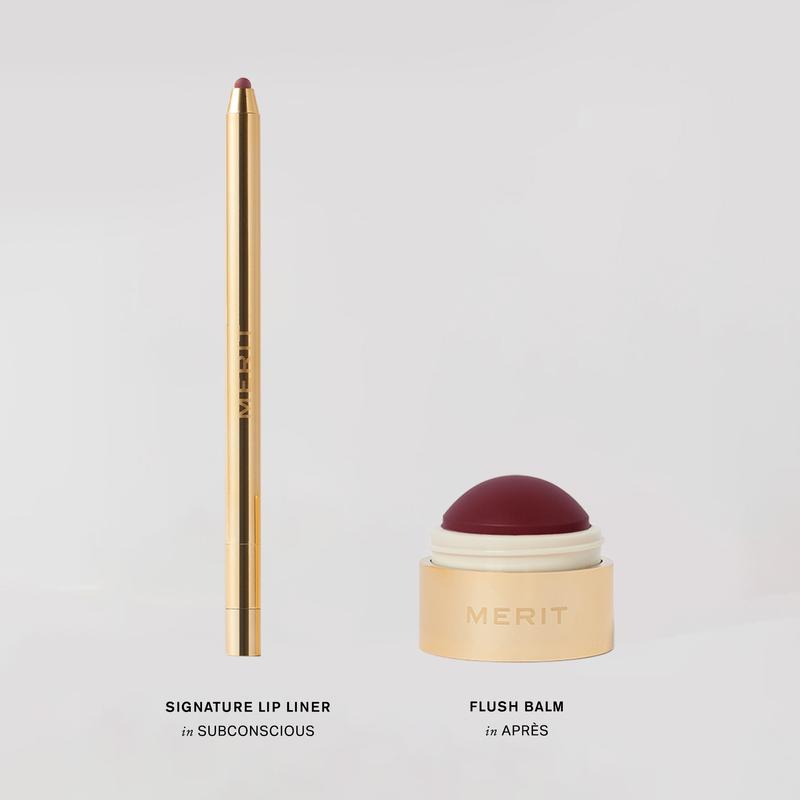 MERIT The Cool Berries Set - Lip Liner & Blush Duo