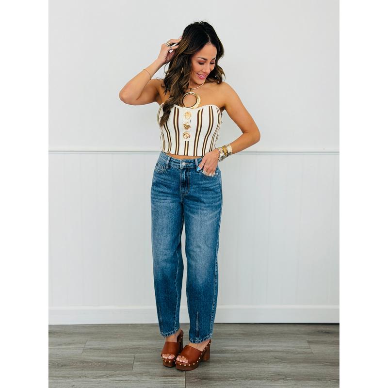 Judy Blue Boulevard Barrel Jeans